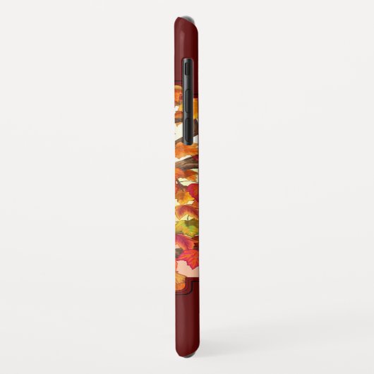 秋のカエデの赤の鳥 Case-Mate iPhoneケース (裏面/左)