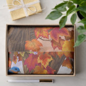 秋のカエデの鳥 薄葉紙 (ギフト)