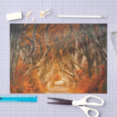 秋のカエデ林 薄葉紙 (クラフト)