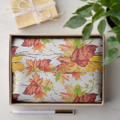 秋のカエデ葉の模様 薄葉紙 (ギフト)