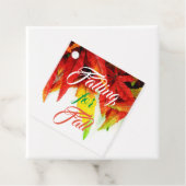 秋のカエデ葉の赤エレガントに落ちる フェイバータグ (インサイチュ)