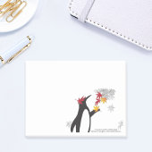 秋のカエデ葉ルペンギンとおもしろいかわいい ポストイット