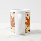 秋のカエデ ジャンボコーヒーマグカップ (裏面)