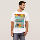 秋のカエデ:ピネコン自然枠。 Tシャツ (正面フル)