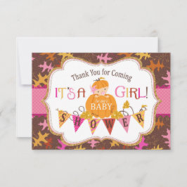 秋のカシの葉の金ゴールドのグリッターのカボチャは感謝していしています サンキューカード