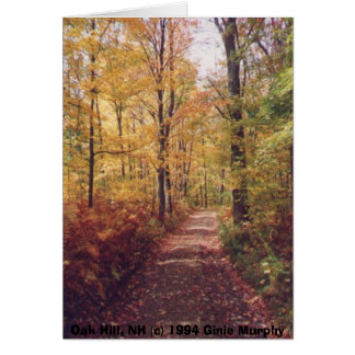 "秋のカシ丘、Loudon、NH "