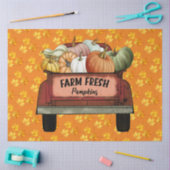 秋のカスタマイズカボチャの金ゴールド葉 薄葉紙 (クラフト)