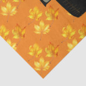 秋のカスタマイズカボチャの金ゴールド葉 薄葉紙 (詳細)