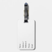 秋のカスタム ラゲッジタグ (裏面縦)