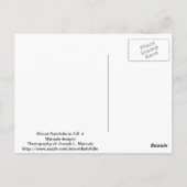 秋のカタフディン山2 ポストカード (裏面)