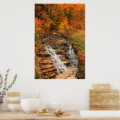 秋のカナガグハイウェイカスケード ポスター (キッチン)
