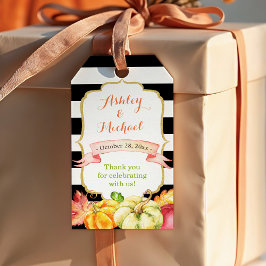 秋のカボキンメープル葉秋の結婚式サンキュー ギフトタグ