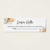 秋のカボチャおむつラッフルベビーシャワー (裏面)