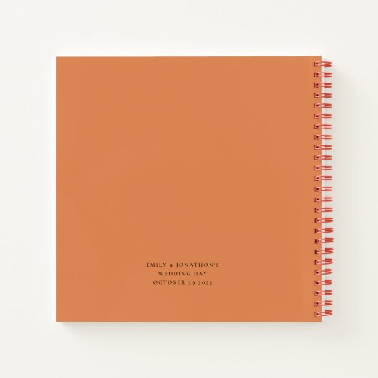 秋のカボチャがミセス・ゲストブックを希望 ノートブック (裏面)