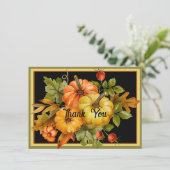 秋のカボチャとオーク葉の シーズンカード (スタンド正面)