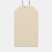 秋のカボチャとヒマワリ | エレガントな感謝祭 ギフトタグ (裏面)