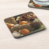 秋のカボチャとマムディスプレー コースター (左側)