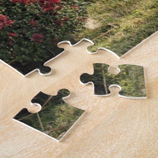 秋のカボチャとマムディスプレー ジグソーパズル (側面)