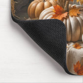 秋のカボチャとラムを干しベールに マウスパッド (コーナー)