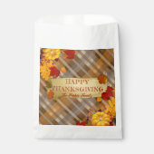 秋のカボチャと木の葉 フェイバーバッグ (正面)