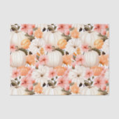 秋のカボチャと花の秋デコパージュ 薄葉紙 (正面)