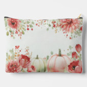 秋のカボチャと花 アクセサリーポーチ (裏面)