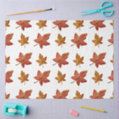 秋のカボチャと葉スリーズデザイン23 薄葉紙 (クラフト)