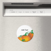 秋のカボチャのカスタマイズ可能マグネット マグネット (インサイチュ (食洗機))