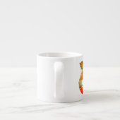 秋のカボチャのカスタマイズ可能 エスプレッソカップ (裏面)