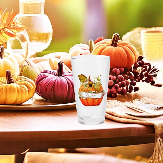 秋のカボチャのカスタマイズ可能 タンブラーグラス