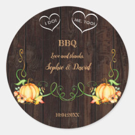 秋のカボチャのストリングライト 古い納屋 私も BBQ ラウンドシール