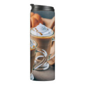 秋のカボチャのスパイスの味ラテ喜び タンブラー (回転右)