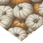 秋のカボチャの収穫模様 | 素朴秋 ショートテーブルランナー (コーナー)