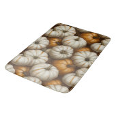 秋のカボチャの収穫模様 | 素朴秋 バスマット (アングル)