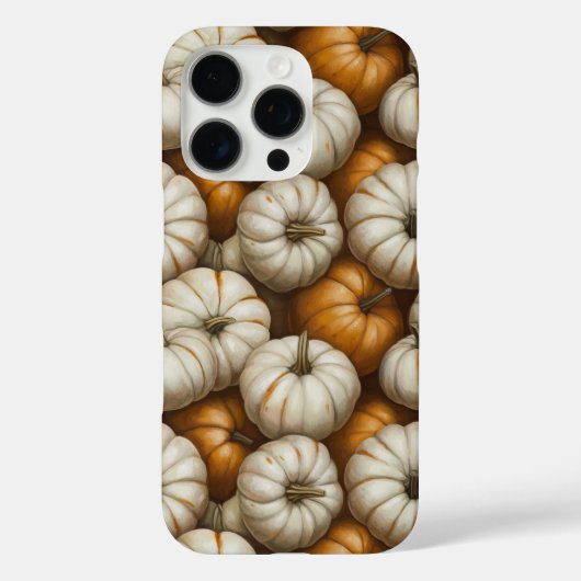 秋のカボチャの収穫模様 | 素朴秋 Case-Mate iPhoneケース (裏面)