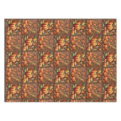 秋のカボチャの感謝祭 テーブルクロス (正面(横))