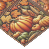 秋のカボチャの感謝祭 テーブルクロス (アングル)