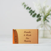 秋のカボチャの結婚テクスチャの登録カード エンクロージャーカード (スタンド正面)