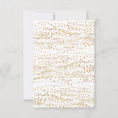 秋のカボチャの結婚式の出欠確認カード 招待状 (裏面)