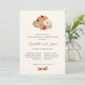 秋のカボチャの花のリハエレガントサル 招待状 (スタンド正面)