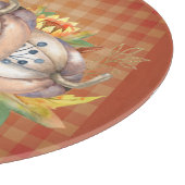 秋のカボチャの花束 カッティングボード (角)