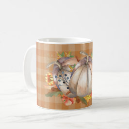 秋のカボチャの花束 コーヒーマグカップ