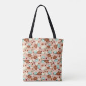 秋のカボチャの花 トートバッグ (裏面)