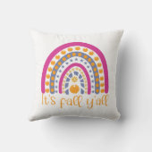 秋のカボチャの虹 クッション (裏面)