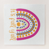 秋のカボチャの虹 ジグソーパズル (横)