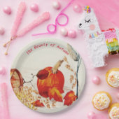 秋のカボチャはまだ生活~紙プレート ペーパープレート (パーティー)