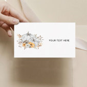 秋のカボチャカスタムンのノート囲いカード エンクロージャーカード