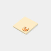 秋のカボチャスパイス付箋 ポストイット (アングル)