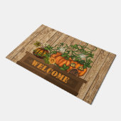 秋のカボチャドアマット ドアマット (アングル)