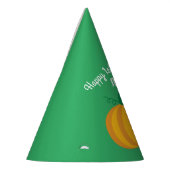 秋のカボチャパッチの第1誕生会のテーマ パーティーハット (左)